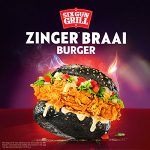 Six Gun Grill Zinger Braai Burger